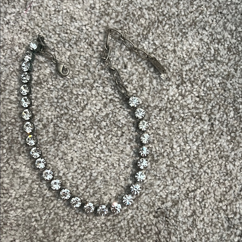 Mariana Silver Crystal Necklace